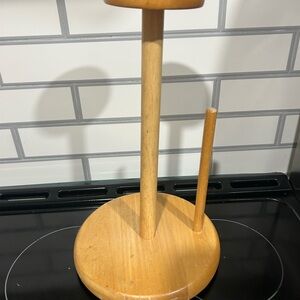 Wooden Paper Towel Holder